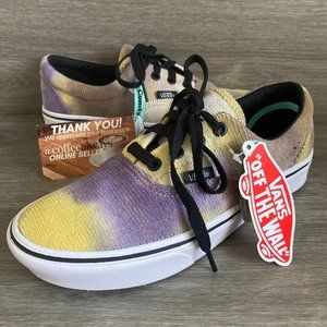 Vans Comfycush Era Blotched Purple Velvet Tie-Dye Corduroy Women's NWOB